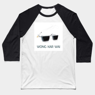 Wong Kar Wai Sunglasses and Cigarettes Baseball T-Shirt